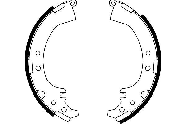 KAVO PARTS Комплект тормозных колодок BS-9931